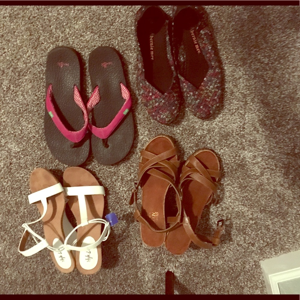 Shoes, wedge straps sandals